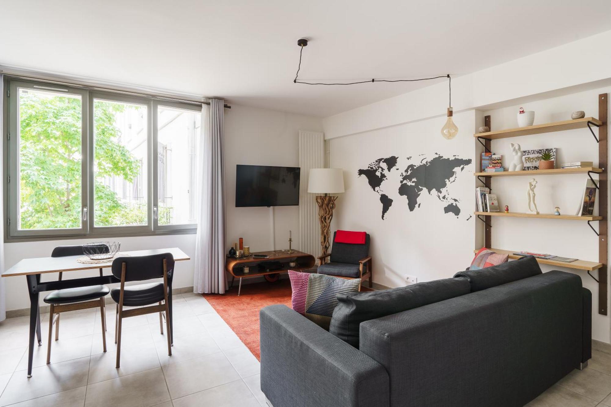 Bright And Airy 1bd Quartier De La Gare Appartement *