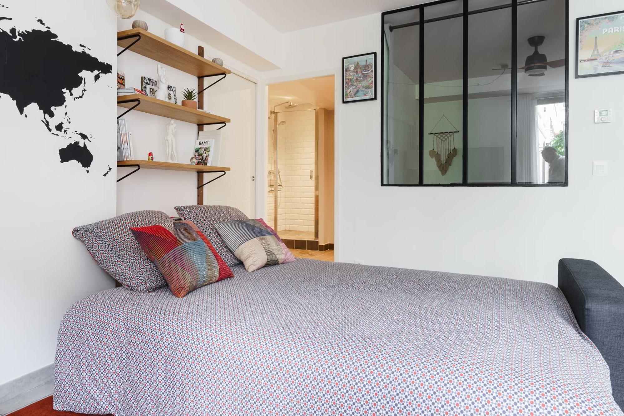 Appartement Bright And Airy 1bd Quartier De La Gare Parijs